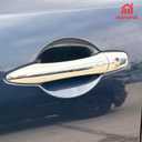 Door Handle Cover Fit for NISSAN Armada 2017-2020 80646-1BA0A for Infiniti QX60 QX70 QX80 2014-2019 EX35 FX35 FX50 QX50 QX56, Left Driver Front Outside Exterior Car Door Handle Escutcheon with Keyhole