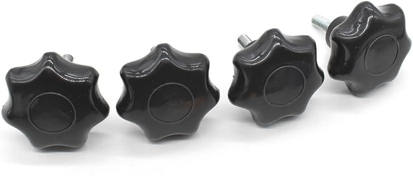 Big Horn 19712B-5PK 5/16-18 x 1" stud 7-Star knob (5/PK)