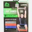 RBX LIVE LIFE ACTIVE LOOPED LATEX RESISTANCE BANDS 4 Pack