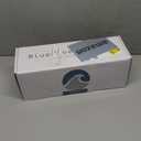 Bluewave Bedding Super Slim Max Cool CarbonBlue Gel Memory Foam Pillow for Stomach and Back Sleepers - Thin, Flat Design with Advanced Cooling (3.25-Inch Height, Standard Size)