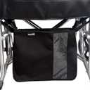 Wheelchair Under Basket for Catheter Bag Covers Infusion Bag Foley Catheter Bag Urine Drainage Bag Holder Inspection Window Nephrostomy Drainag Bag (Black)
