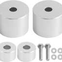 A Pillar Grab Handle Repair Upgrade Kit Compatible with 2002-2009 Dodge Ram 1500 2500 3500 Aluminum Material - Silver