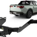Class III Trailer Hitch, Tow Hitch 2 Inch Receiver Compatible with (2022-2024) Hyundai Santa Cruz, Multi-Fit Hitch to Receive Ball Mount Cargo Carrier Bike Rack Tow Hook