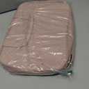 BAGSMART Toiletry Bag Hanging Travel Makeup Organizer with TSA Approved Transparent Cosmetic Bag Makeup Bag for Full Sized Toiletries, Large-Camel