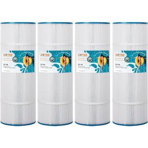 ZOTEE PCC80-PAK4 Replacement Pool Filter Cartridge for PCC80, C-7470,PLFPCC80, Darlly 70804,Clean and Clear Plus 320, Filbur FC-1976, 20"x7" Pool Filter, 4 Pack