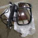 Door Mirror Left Driver Side Replacement For Ram ProMaster 1500 2500 3500 2014-2022, Replace 5VE99JXWAF CH1320417, Black 2+2wires