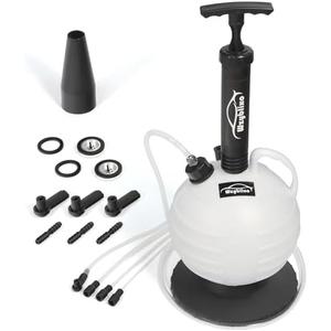 6L Vacuum Oil Extractor Pump Fluid Extractor Oil Change Pump for Automotive and Boat with 59" Main Hose,Three 41" Extension Tubes for Automotive Oil Change,A Brake Bleeding Hose for Brake Fluid Change