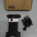 Lamicall Bike Phone Holder, Motorcycle Mount - Motorcycle Phone Holder, Handlebar Cell Phone Clamp, Scooter Phone Clip for iPhone Air 17 Pro Max, 16 15 Pro Max Plus, S20, More 4.7 to 6.8" Smartphones (Black)