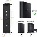 Wall Mount for PS4 Pro,Mount on The Wall or Under The Desk,Solid Metal