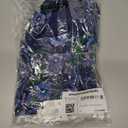 2 x Amazon Essentials Women's High Waist Swim Bottom (Available in Plus Size) (Medium, Deep Blue Paisley)