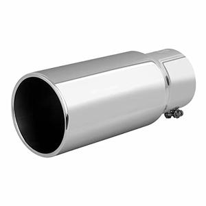Exhaust tip - 4'' Inlet Bolt on Design - Stainless Steel Car Muffler Tips 4" ID x 5"OD x 12"L