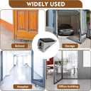 3 x Adjustable Loaded Large Door Stoppers, Heavy Duty Wedge Door Stoppers, Made with an Upgraded Non-Slip Material, Rotatable Adjustable, Suitable for Door Gaps Ranging from 0 to 2.8 inches in Height