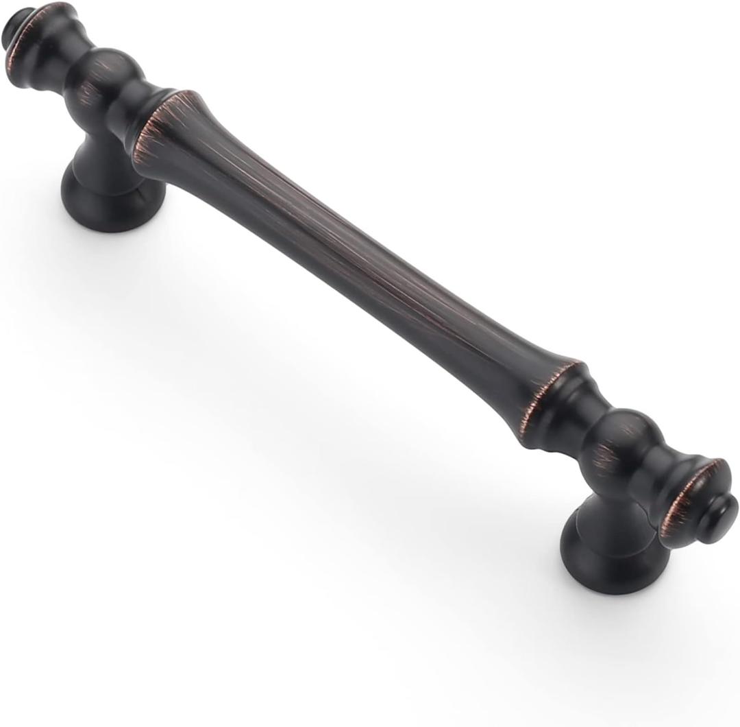 Asidrama 10 Pack 3.75 Inch(96mm) Oil-Rubbed Bronze Kitchen Cabinet Handles, Cabinet Pulls Kitchen Cabinet Hardware for Cupboard Drawer Handles Dresser Pulls