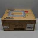 LEDIARY 20 inch Fandelier Caged Ceiling Fan with Light, Bladeless Ceiling Fan with Remote, Farmhouse Fan Lights Ceiling Fixtures for Kitchen, Bedroom, Outdoor(6 Speed, Timing)-Black