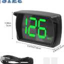 GPS Speedometer,Digital Speedometer for Car,Car Accessories Universal HUD MPH Speed Meter,Heads Up Display with LED Large Font,Suitable for Most Cars,Trucks,Boats,Motorcycles,SUVs Etc