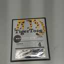DOK TigerToes Premium NonSlip Dog Socks for Hardwood Floors  ExtraThick Grip that Works Even When Twisted  Prevents Licking, Slipping, and Great for Dog Paw Protection  Size Medium