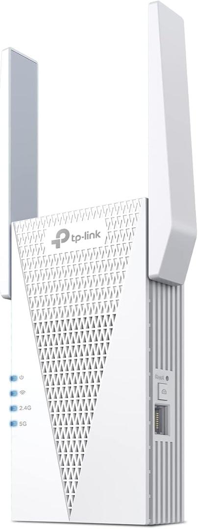 TPLink AX3000 WiFi 6 Range Extender | PCMag Editor's Choice | DualBand Wireless Repeater w/Ethernet Port | Up to 2400 Sq. Ft., 64 Devices | Internet Signal Booster | APP Setup | EasyMesh (RE715X)