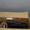 Amazon Basics 16" Pedestal Fan with Remote, Floor Fan, Standing Fan for Bedroom, Living Room, Office, with 3 Speeds, 3 Modes, Timer, Dual-Layered Blades, Adjustable Height, Tilt Head, 60W, Black