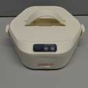 Cordless Electric Lunch Box,Battery-Powered Heated Lunch Box,16000mAh Rechargeable Self-Heating Food Warmer with Smart Timer Function,1L Extra-Large Capacity for Travel,Camping,Officing