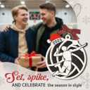 Volleyball Christmas Ornament 2025 - Sport Ornament for Boy Girl, Volleyball Gifts for Player Coach Team Friend, Wooden Christmas Ornaments for Tree Decor - Holiday Keepsake & Xmas Gift Exchange Idea