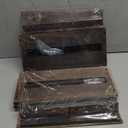 Wooden Crate ,Rustic Handmade Wood Crate with Handle, Durable Large Wooden Crate for Display & Decor, Brown