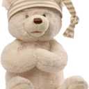GUND Animated Goodnight Prayer Bear, Spiritual Plush Teddy Bear, Sensory Toy Stuffed Animal for Ages 0 and Up, Tan, 11"