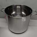 Bakken-Swiss Deluxe 20-Quart Stainless Steel Stockpot w/Tempered Glass See-Through Lid - Simmering Delicious Soups Stews & Induction Cooking - Exceptional Heat Distribution - Heavy-Duty & Food-Grade