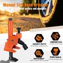 Manual Tire Bead Breaker with Rubber Pad, 38"-42" Tires Changer Tool, Heavy-Duty Tire Repair Tool for ATV, Golf Cart, Trucks, Bus, Motorcycles, Tractors and More Cars