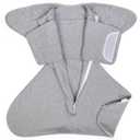 Sleep Sack Baby, Transition Swaddle Sack for Newborn, Swaddle Blanket Bottom with 2-Way Zipper, Easy to Change Diapers,Prevents Startles, 3-6 Months TOG 1.0, Medium (Grey)