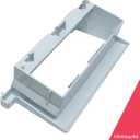 Frigidaire 137314510 Washer Dispenser Drawer Handle Frame for Washing Machines, White