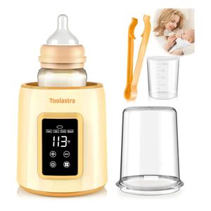 Bottle Warmer, Faster Heating Baby Milk Warmers for All Bottles with Accurate Temp Control Water Bath Tech and Auto Shut-Off, BPA-Free Multifunctional Bottle Warmer for Breastmilk and Formula