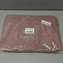 BAGSMART Laptop Sleeve Bag Compatible with MacBook Air/Pro, 13-13.3 inch Notebook, Compatible with MacBook Pro 14 Inch, MacBook Air M2 Sleeve 13 Inch, Repellent Protective Case with Pocket, Pink