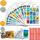 Cuitxi Traditional Mexican Bingo Game for 20 Players with Didactic Mexican pesos and Markers Made in Mexico Perfect for a Noche Mexicana - Juegos de mesa - Spanish Board Games