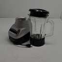 BLACK+DECKER PowerCrush Multi-Function Blender with 6-Cup Glass Jar, 4 Speed Settings, Silver