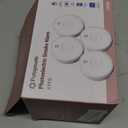 Fire Alarms Smoke Detectors, Photoelectric Sensor Smoke Alarm Battery Operated, Fire Alarm with Test Button & Low Battery Signal, LED Warning Light 85 dB Alarm Sound for Bedroom and Home, 4 Pack