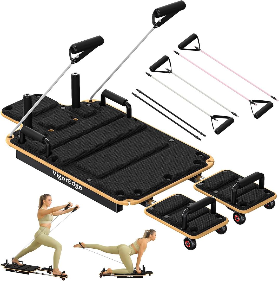 Wooden Pilates Board Reformer for Home Workout
