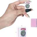 TIASUSAN American Mahjong Tile Set with 166 Pink Back Tiles (1.2, Tiles Only), Mahjong Game Set