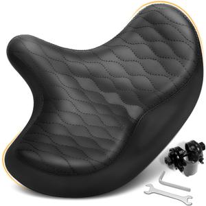 Wide Bicycle Seat for Comfort Men Women, Oversized & Extra Soft Wing Padded Bike Seat Cushion, Comfortable Large Bike Saddle for Ebike, MTB, City Bike, Beach Cruiser, Stationary Exercise Bike