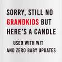 Funny Dad Gifts for Fathers Day from Daughter Son, 10oz Birthday Gifts for Daddy Father in Law Step Bonus Dad Presents, Best Dads Ever Gift, Lavender Scented Soy Candle, Still No Grandkids