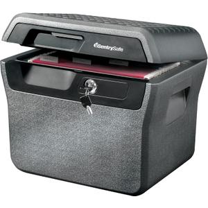 SentrySafe Waterproof Fire-Resistant File Holder, 44-Lb, 0.66 Cu Ft Capacity, Charcoal Gray