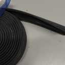 Rocky Mountain Goods Garage Door Bottom Seal - Attaches to Floor – 9 ft x 2 1/4" Universal Weatherproof Seal – Heavy Duty Threshold for Garage Doors – Blocks Drafts, Dirt, and Pests - Includes Nails