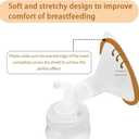 19mm Breast Pump Flange Insert Silicone Massage Pad Compatible with Spectra S1 S2 Breast Pump 24mm Shields, Reduce Nipple Tunnel Down to Correct Size Pump Parts