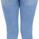 Savi Parker Womens Maternity Jeans Over The Belly - Pregnancy Clothes for All Seasons, Maternity Pants (Blue, L)