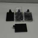 Zonon Christmas Stocking Holders for Mantle Heavy Duty Iron Stocking Hangers Hooks Mantel with Non-Slip Protective Pad, Mantle Garland Hanger for Fireplace Stair Home Shelf Decor (Black,4 Pcs)