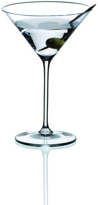Riedel Vinum XL Martini Glasses, Precision Blown Crystal Martini Glasses with Stem - Elegant Cocktail Glasses for Bar, 9.5oz, Machine Washable
