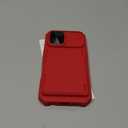 Wallet Case for iPhone 17, Card Holder (4-5 Cards), Slide Camera Cover, Military Grade Protection, Heavy Duty Shockproof Women Girly Men Protective Phone Cover for iPhone 17 6.3" 2025, Red