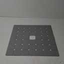 Shower Mat Non Slip Silicone Soft Odorless Bathtub Mat Non Slip No Suction Cups for Refinished,Reglazed and Textured Bath Tub Mat 24 X 24 Inch Grey