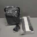 Karaoke Machine, Portable Bluetooth Speaker with 2 Wireless Microphones for Adults & Kids with Lights, Karaoke Microphone with PA System Supports USB/TF/FM/AUX for Home Party Home System Packages (Black)