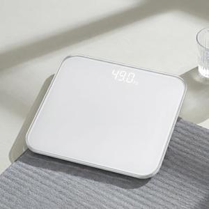 Digital Scale for Body Weight, Highly Accurate Bathroom Scale with Invisible LED Display & Step-On Technology, Shatter-Resistant Tempered Glass & Anti-Skid Base for Home Gym, 400 lbs