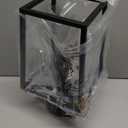 UpgradedSemi Flush Mount Ceiling Light, Black Industrial Ceiling Light Fixtures, Farmhouse Light Fixture for Hallway Stairway Garage Living Room Dining Room BalconyNot waterproof, Not for Outdoor